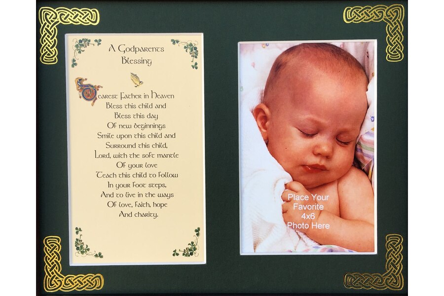 MPF8X10-A-Godparents-Blessing 8 x 10 in. A Godparents Blessing Photo Frame