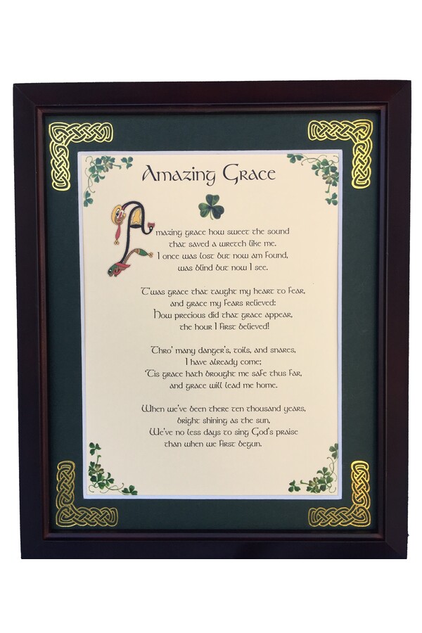 MPF8X10-A-Amazing-Grace 8 x 10 in. Amazing Grace Blessing Photo Frame