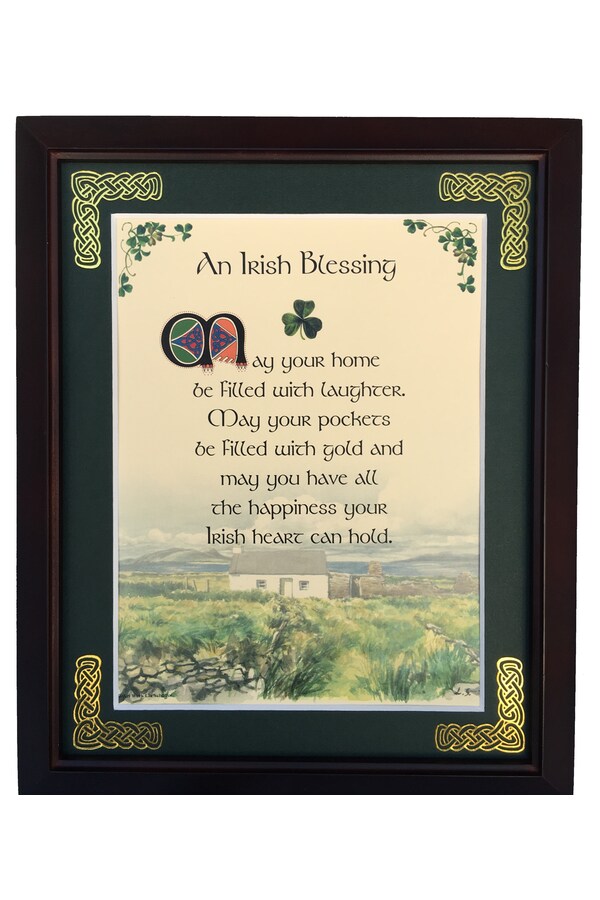 MPF8X10-An-Irish-Blessing-May-Your-Home-Be-Filled-With-Laughter 8 x 10 in. An Irish May Your Home Be Filled with Laughter Blessing Photo Frame
