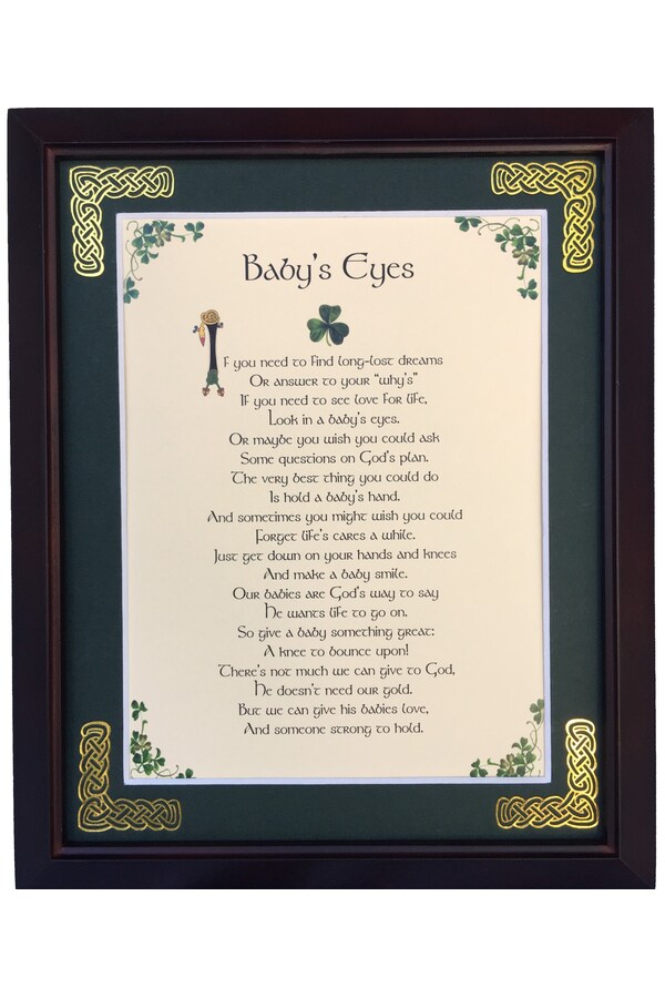 MPF8X10-Babys-Eyes Babys Eyes Blessing Photo Frame - 8 x 10 in.
