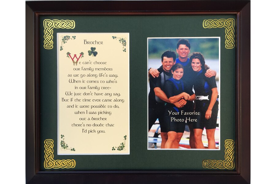 MPF8X10BrotherWecantchoseourfamilymembers 8 x 10 in Brother We Cant Chose Our Family Members Blessing Photo Frame
