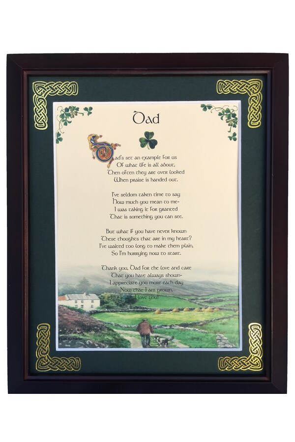 MPF8X10-Dads-Set-An-Example-For-Us 8 x 10 in. Dad Set An Example for US Blessing Photo Frame