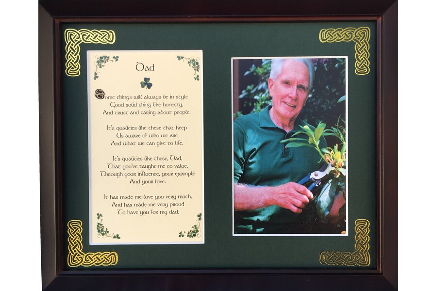 MPF8X10-Dad-Some-things-will-always-be-in 8 x 10 in. Dad Some Things Will Always Be In Style Blessing Photo Frame