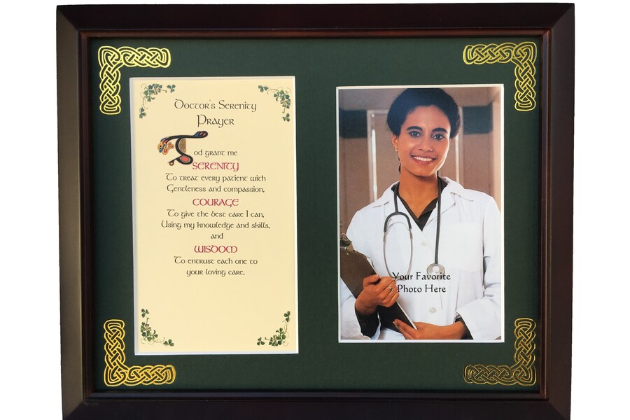 MPF8X10-Doctors-Serenity-Prayer Doctors Serenity Prayer Blessing Photo Frame - 8 x 10 in.