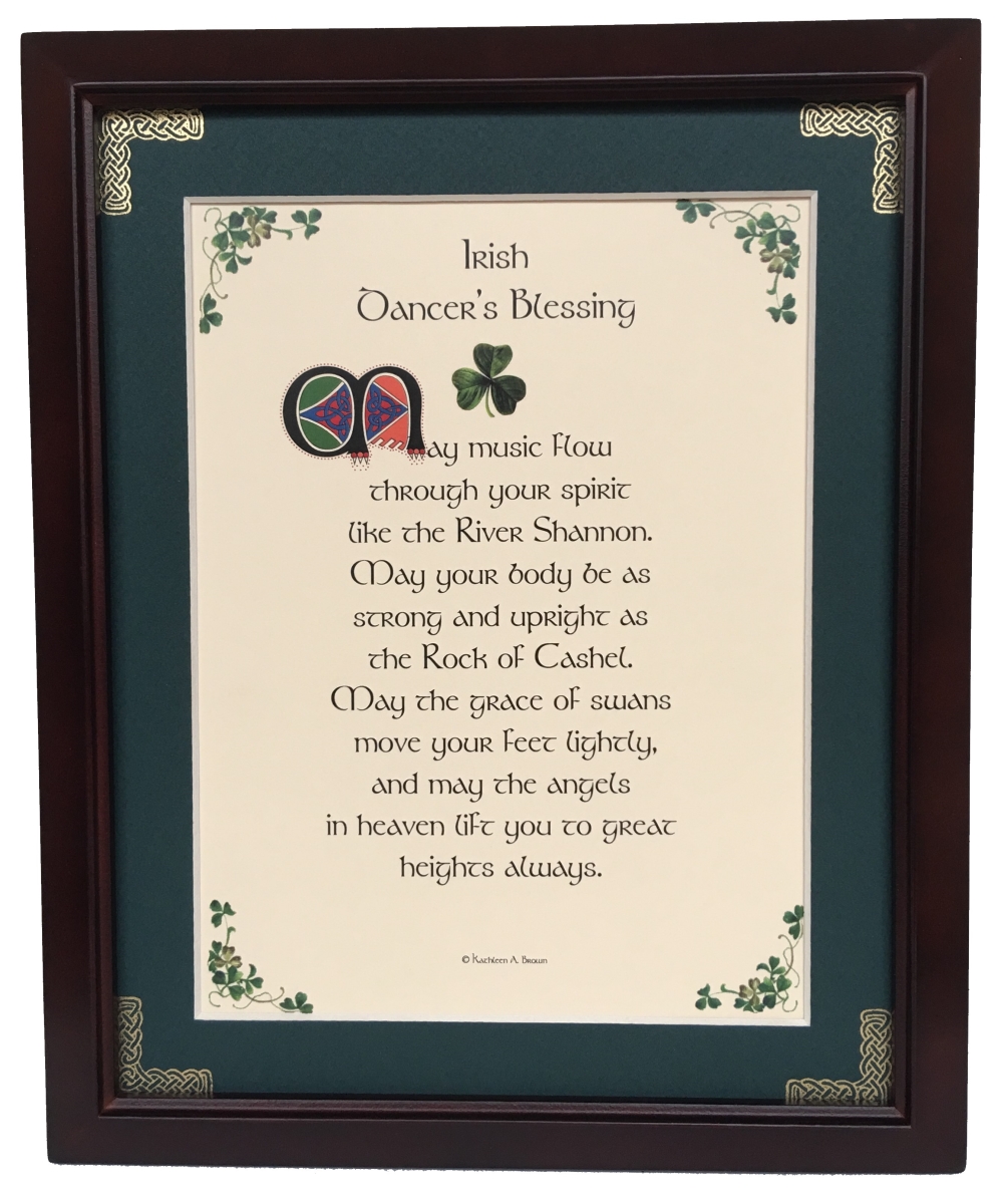 MPF8x10-Irish-Dancers-Blessing- May-Music-Flow-Through-Your-Spirit 8 x 10 in. Irish Dancers May Music Flow Through Your Spirit Blessing Photo Frame
