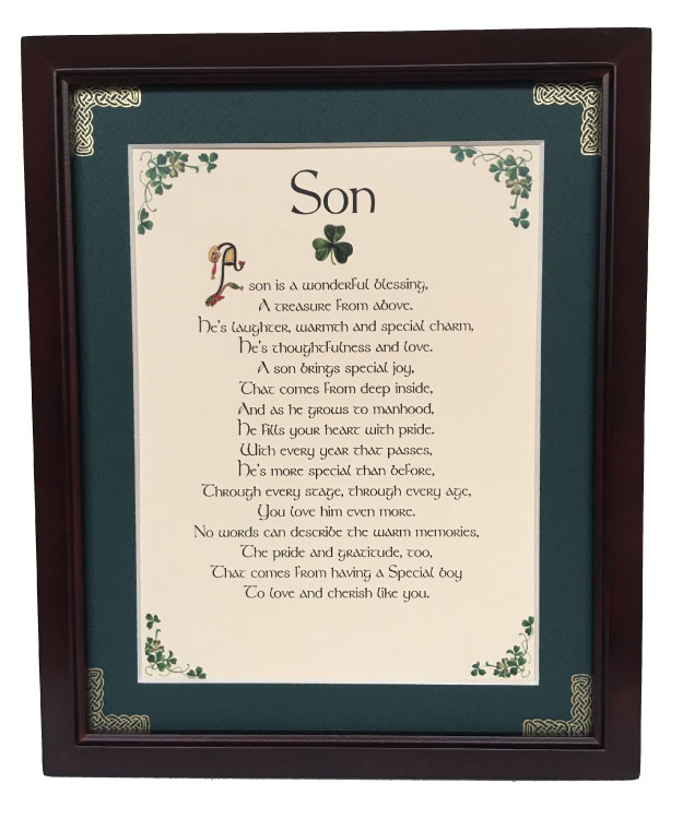 MPF8x10-Son-A-Son-Is-A-Wonderful-Blessing A Son is A Wonderful Blessing Photo Frame - 8 x 10 in.