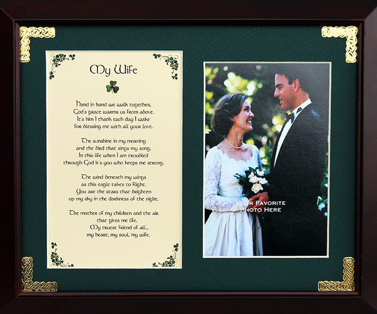 MPF8x10-Wife 8 x 10 in. Wife Blessing Photo Frame