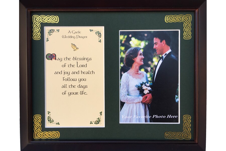 PFB8x10-A-Gaelic-Wedding-Prayer-May-the-blessings-of-the-Lord 8 x 10 in. A Gaelic Wedding Prayer May the of the Lord Blessing Photo Frame
