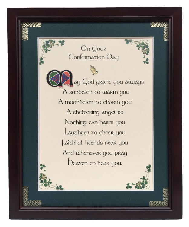 PFB8x10-Confirmation-Day-May-God-grant-you-always 8 x 10 in. Confirmation Day May God Grant You Always Blessing Photo Frame