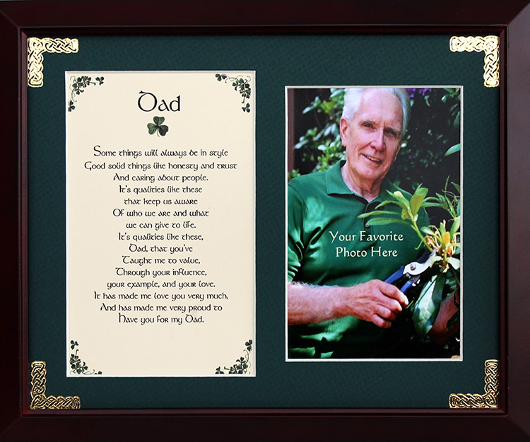 PFB8x10-Dad-Some-things-will-always 8 x 10 in. Dad Some Things Will Always Blessing Photo Frame