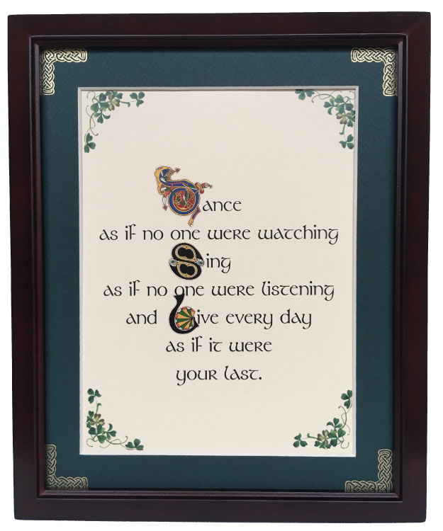 PFB8x10-Dance-Sing Live 8 x 10 in. Dance Sing Live Blessing Photo Frame