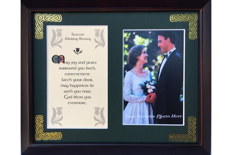 PFB8x10-Scottish-Wedding-Blessing 8 x 10 in. Scottish Wedding Blessing Photo Frame