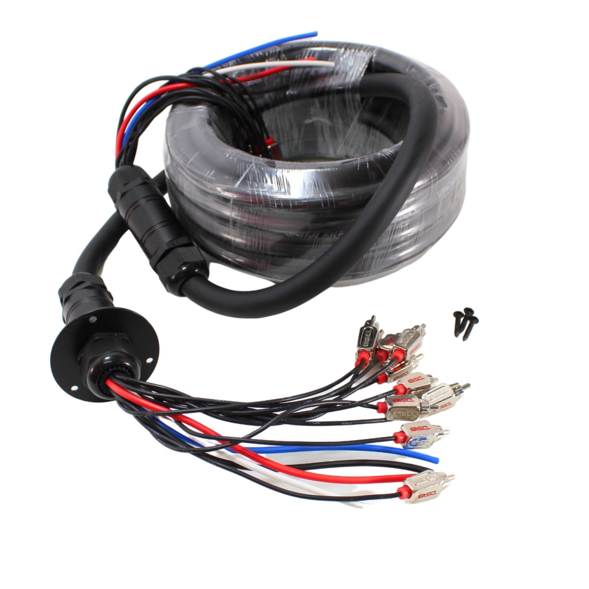 30 ft. 4 x 12 Gauge OFC Power Wire RCA Cable