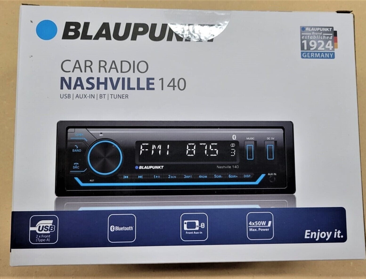 Picture of Blaupunkt NASHVILE140 Din 1 Preout 45 x 4 2 USB Single-DIN Digital Media Player