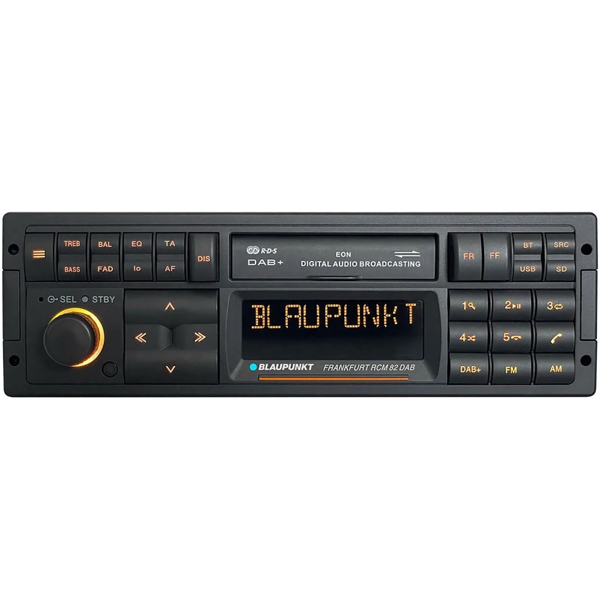 FRANKFURTRCM82DA 1 DIN Mechless USB SD BT 3RCA Car Radio