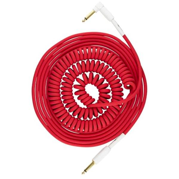 Picture of Pig Hog PHCC30CA 30 ft. Half Coil Red Instrument Cable