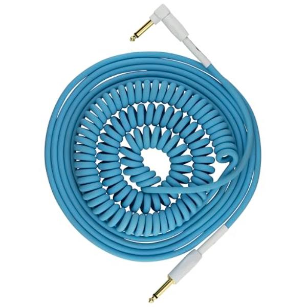 Picture of Pig Hog PHCC30DB 30 ft. Half Coil Blue Instrument Cable