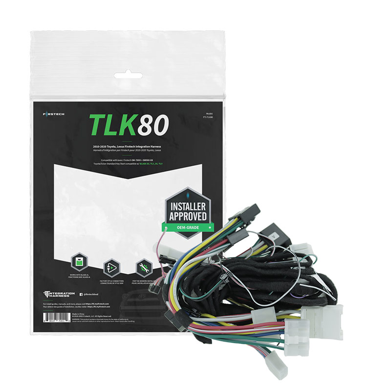 FTI-TLK80 T-Harness for Toyota & Lexus Key Models 2010-2020