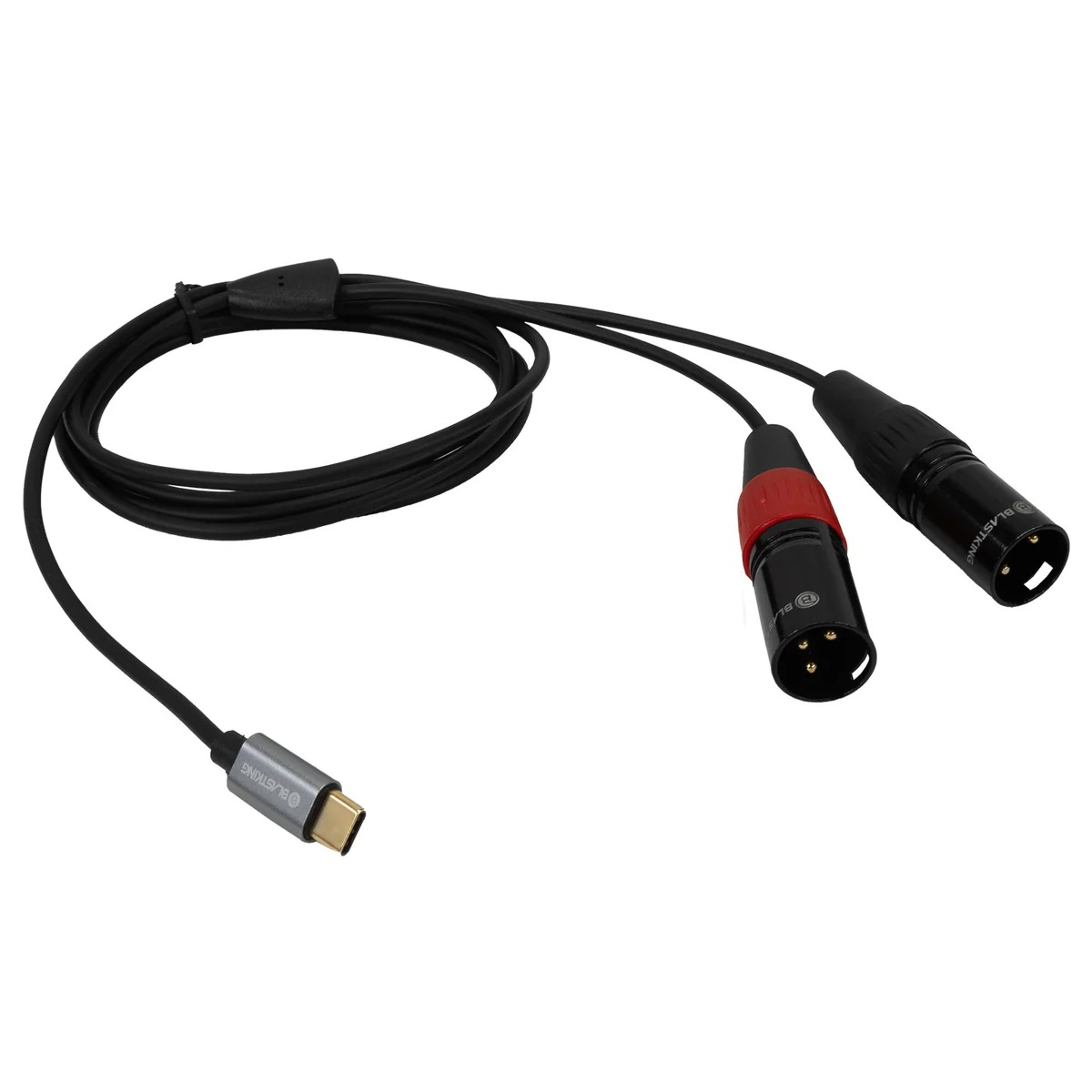 Picture of Blastking C2XLRTC-6 6 ft. USB-C To Dual XLR Male Audio Cable
