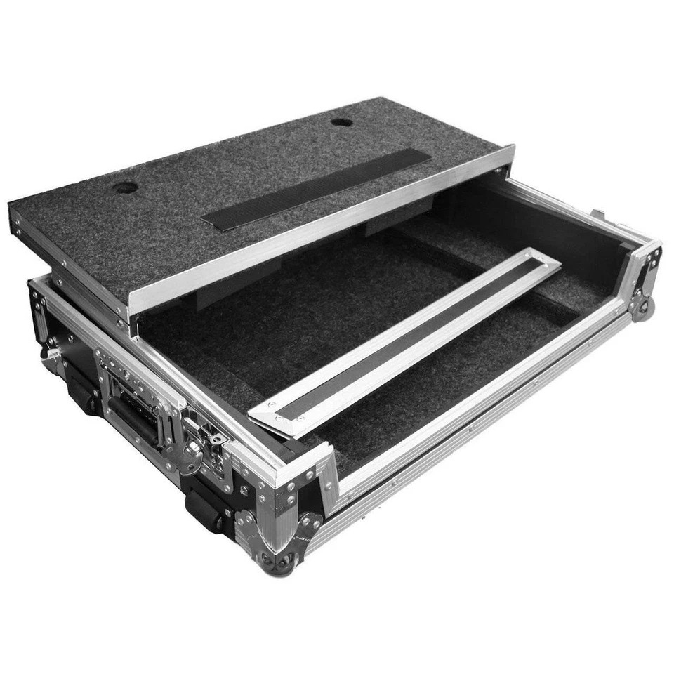 TBHONELT Fly Drive Case for Rane One Pro DJ Controller & Similarly Sized Equipment with Laptop Shelf with Wheels