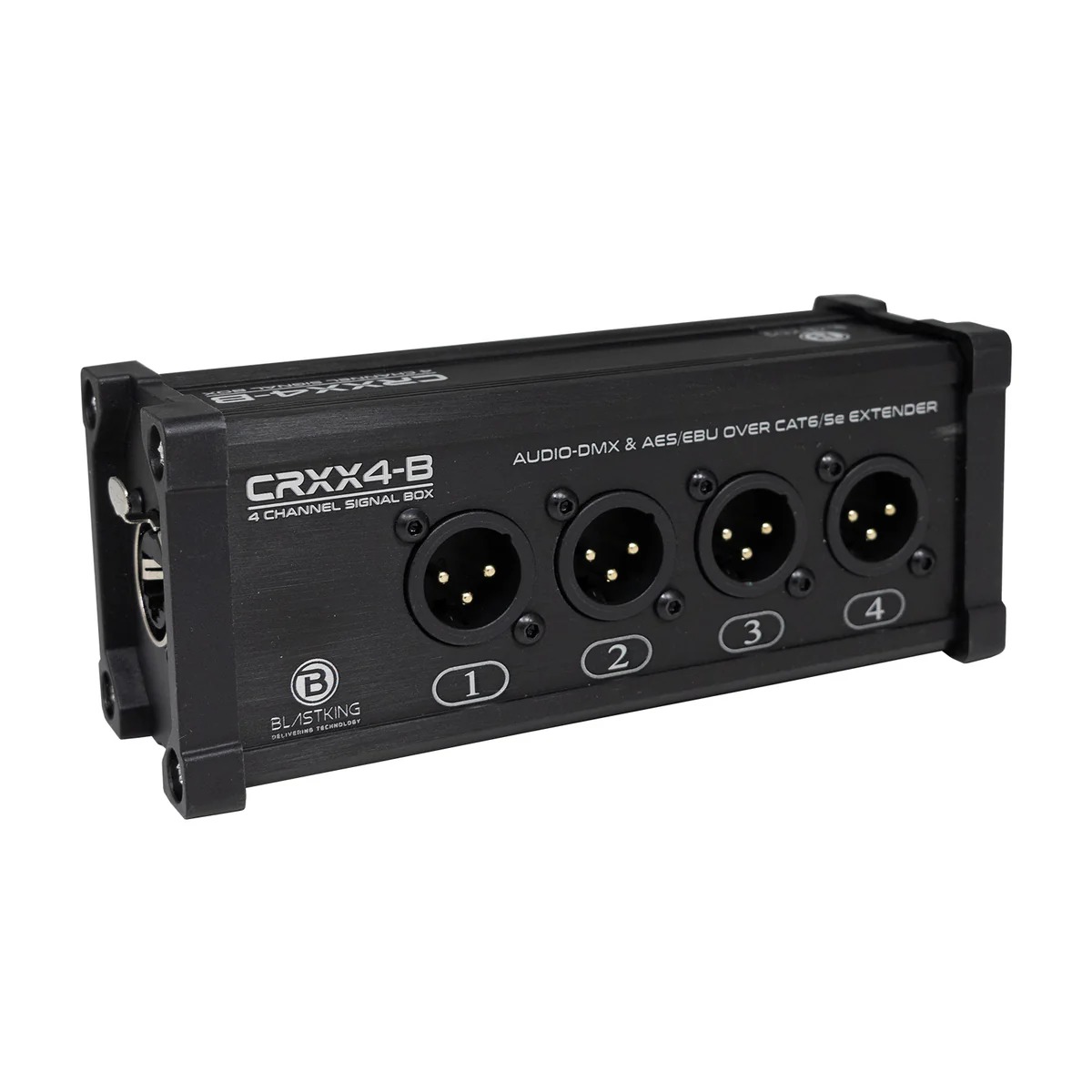 Picture of Blastking CRXX4-B 4 Channel XLR Male to CAT6 Box Only