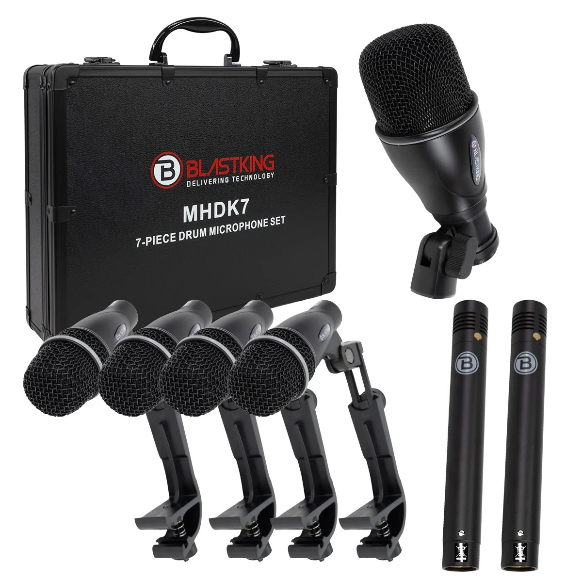 Picture of Blastking MHDK7 Drum Microphone Set - 7 Piece