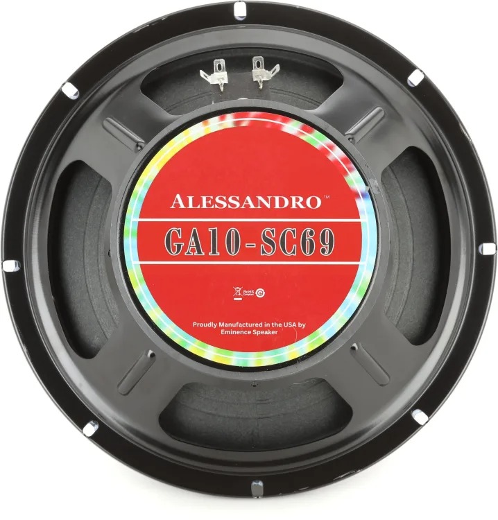 GA10-SC69 10 in. 40 Watt 8 Ohm Signature Guitar Speaker