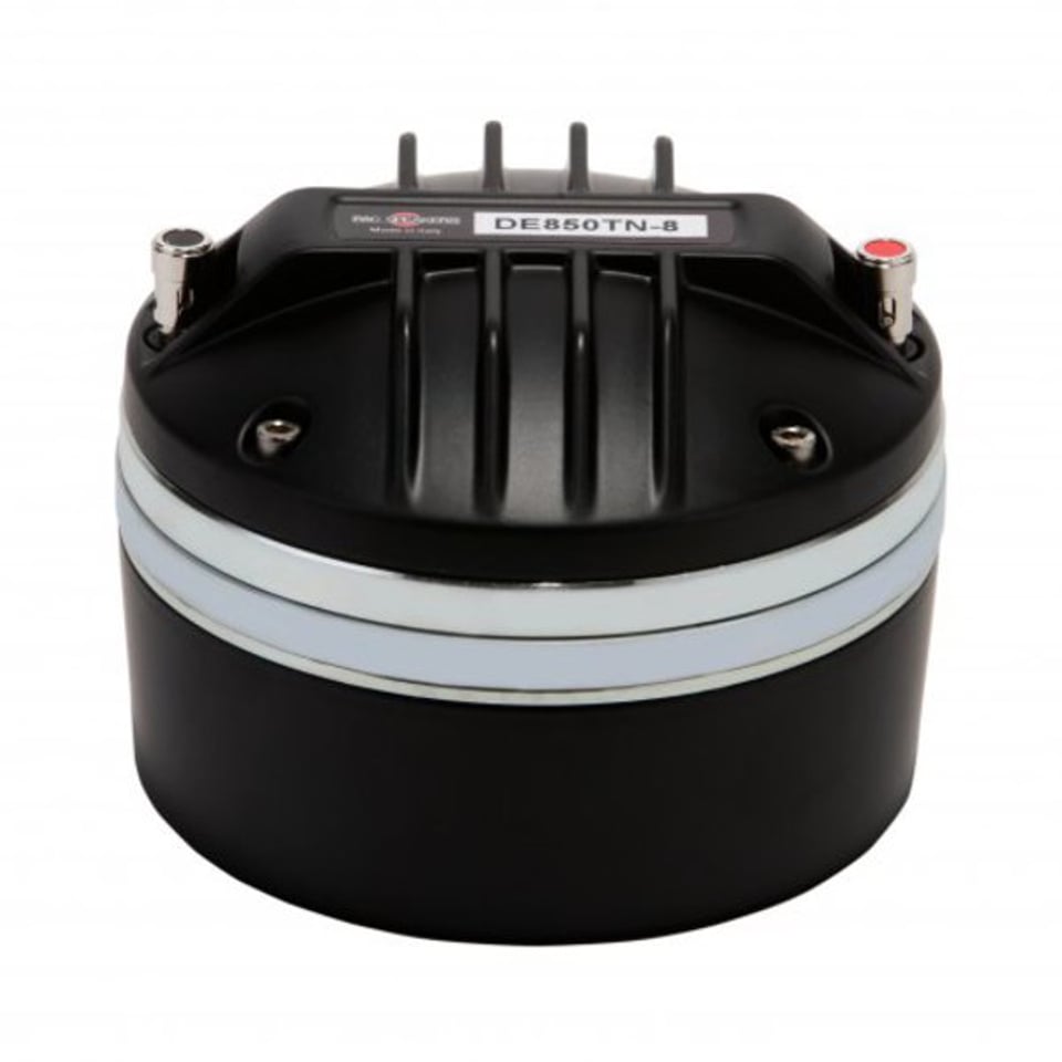 B&C DRV850TN-8 2 in. 8 Ohm Exit-HF Neodymium Titanium Compression Driver with 220W Continuous Program Power