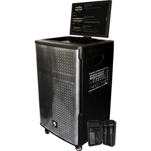 Picture of Vocopro WEDDING-SINGER 15 in. 1000W Portable Wedding Singer Karaoke System with Wi-Fi&#44; Black