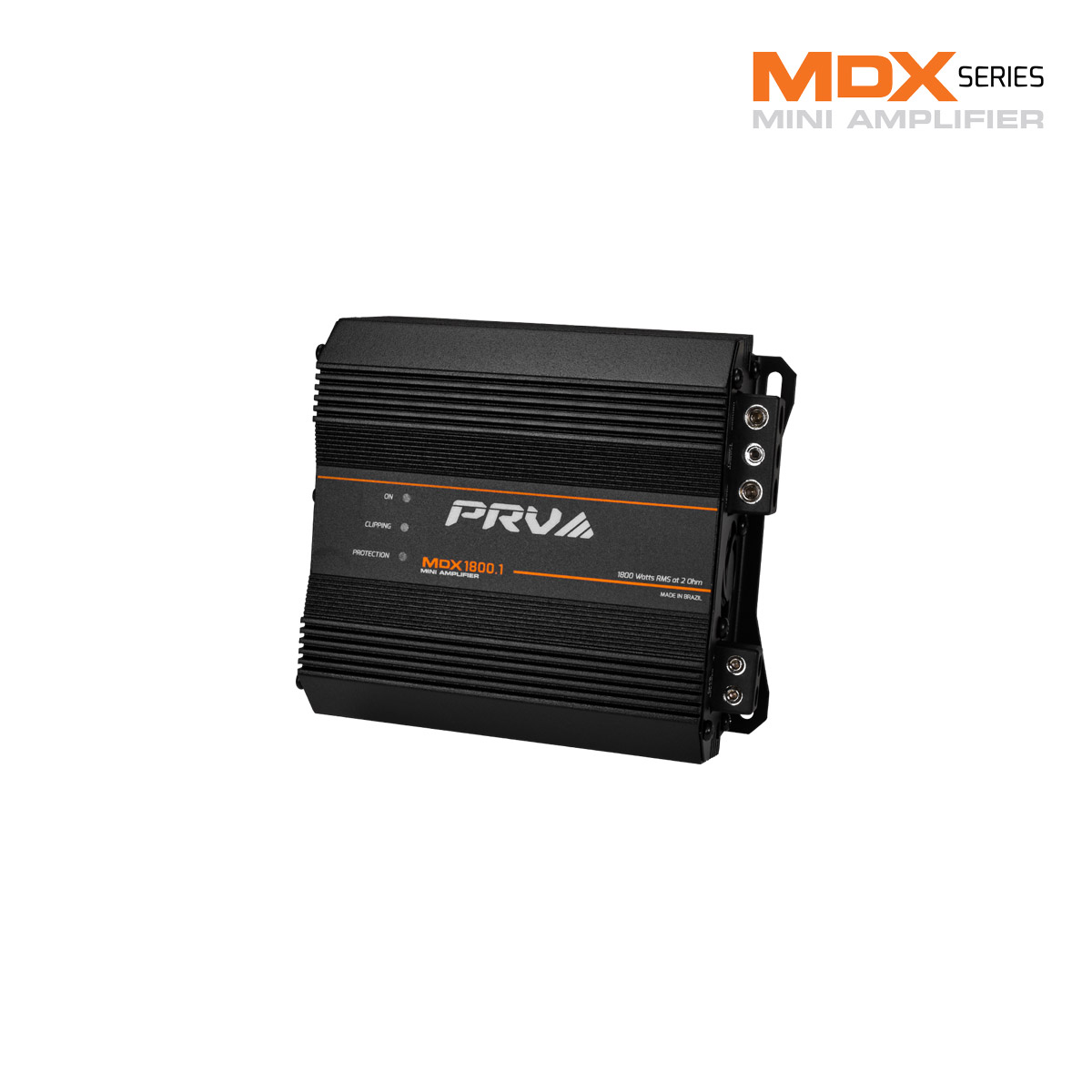 Picture of PRV Audio MDX1800.1-2OHM 2 Ohm 1800W 1 Channel Full Range Car Amplifier