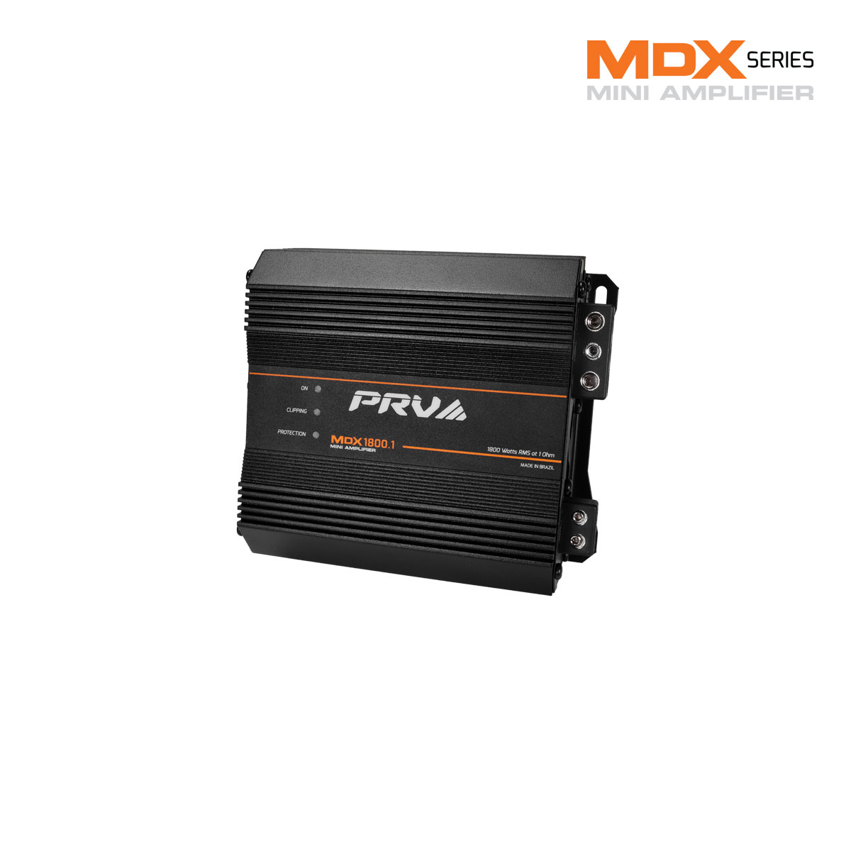 Picture of PRV Audio MDX1800.1-1OHM 1 Ohm 1800W 1 Channel Full Range Car Amplifier