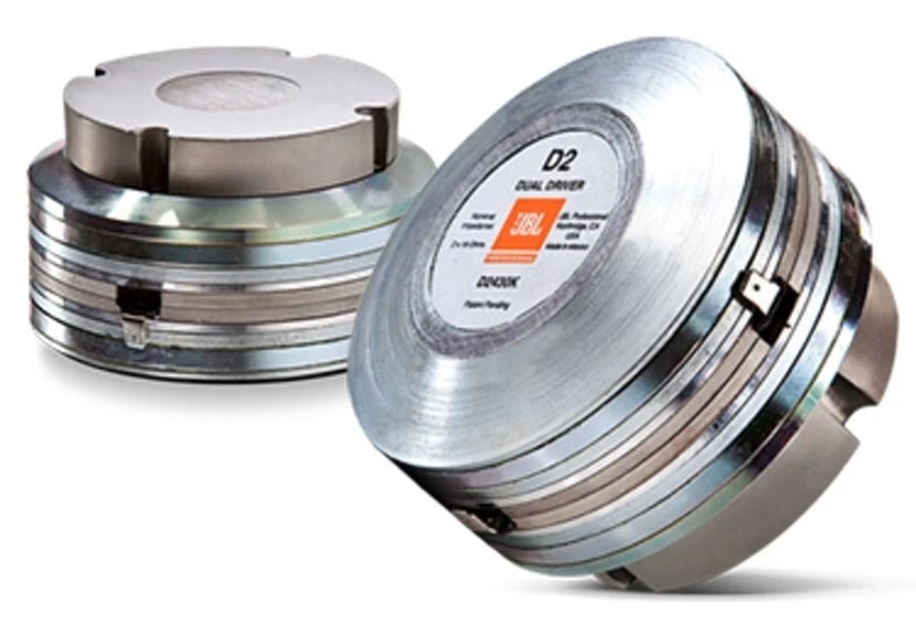 D2430H 3 in. Diameter Dual D2 Diaphragm Compression Driver, Silver
