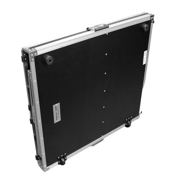 TBHTABLEMK2 17.5 x 54 x 5 in. Light-Duty Folding DJ Table with Accessory Shelf
