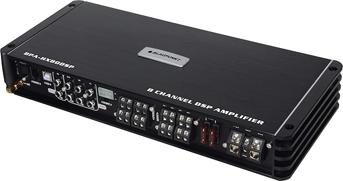 BPA-HX80DSP 8 Channel Class D DSP Amplifier Car Audio Receiver System - Robust Power Output of C-Series Amplifiers