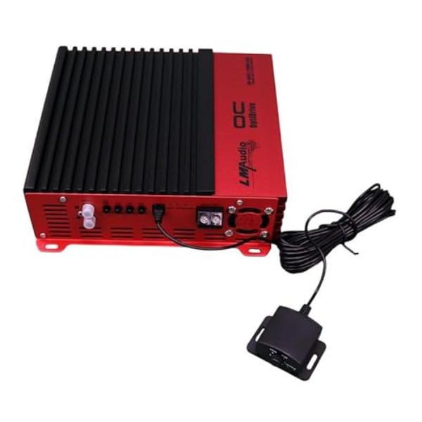 LM-4000.2ZIBA 1-Channel High-Power Full-Range Amplifier with Dial-Adjust Bass Boost, Low-Pass & High-Pass Filters