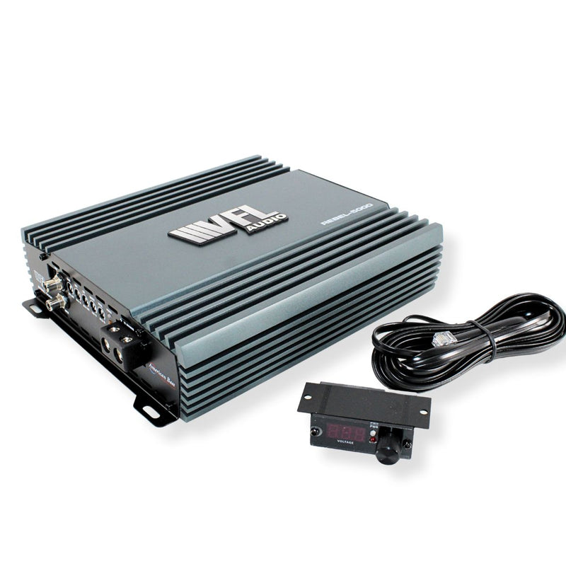American Bass REBEL5000.1 5000W 1-Ohm Monoblock Class D Digital High Performance Amplifier