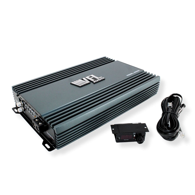 American Bass REBEL8000.1 8000W 1-Ohm Monoblock Class D Digital High Performance Amplifier