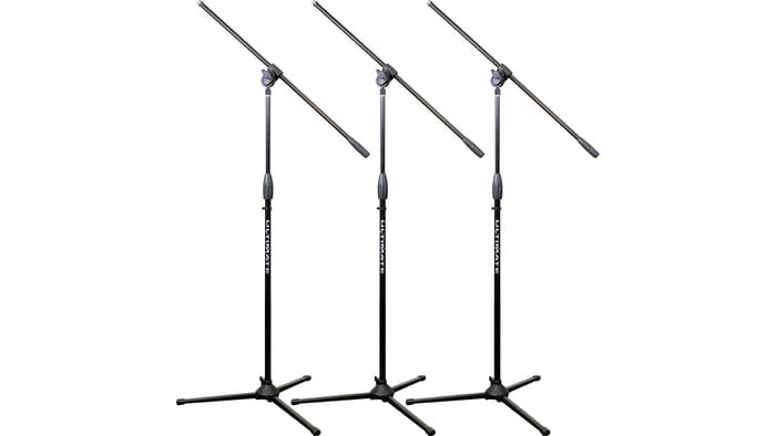 MC-40B-PRO3-PACK Ultimate 17951 Pro Boom Microphone Stand - Pack of 3