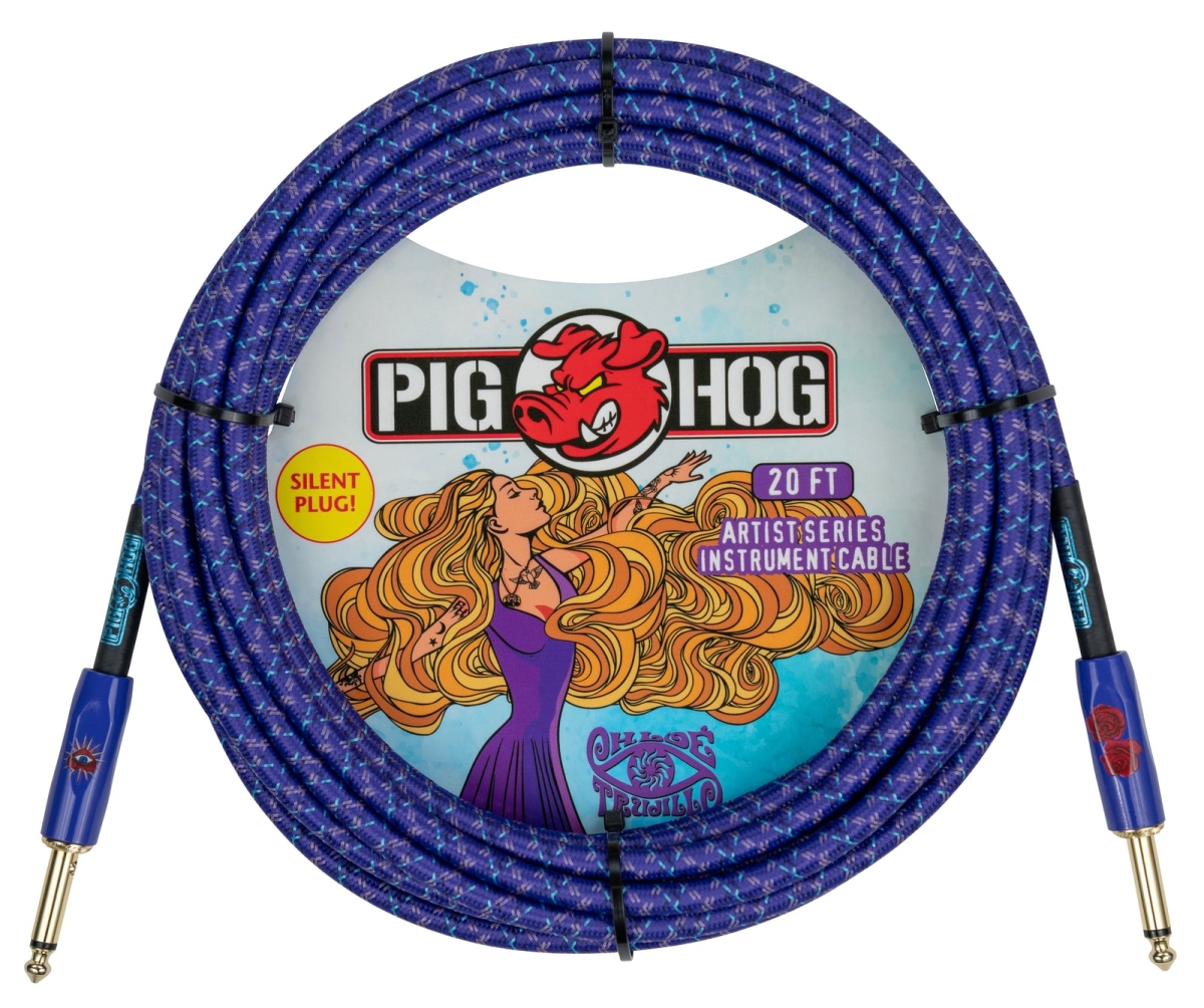 Pig Hog PHASCT20 Chloe Trujillo Artist Series Instrument Silent Cable - 20 ft.