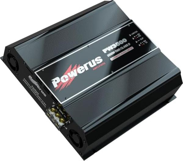 PW3500.5 3500W RMS Class D Half ohm Automatic Audio Limiter Advanced Protection Circuits Mono Amp Car Amplifier