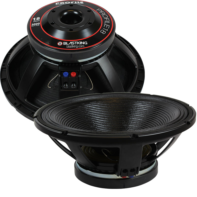Blast King PROFILE18PLUS 18 in. 3000W Upgraded High Output Woofer