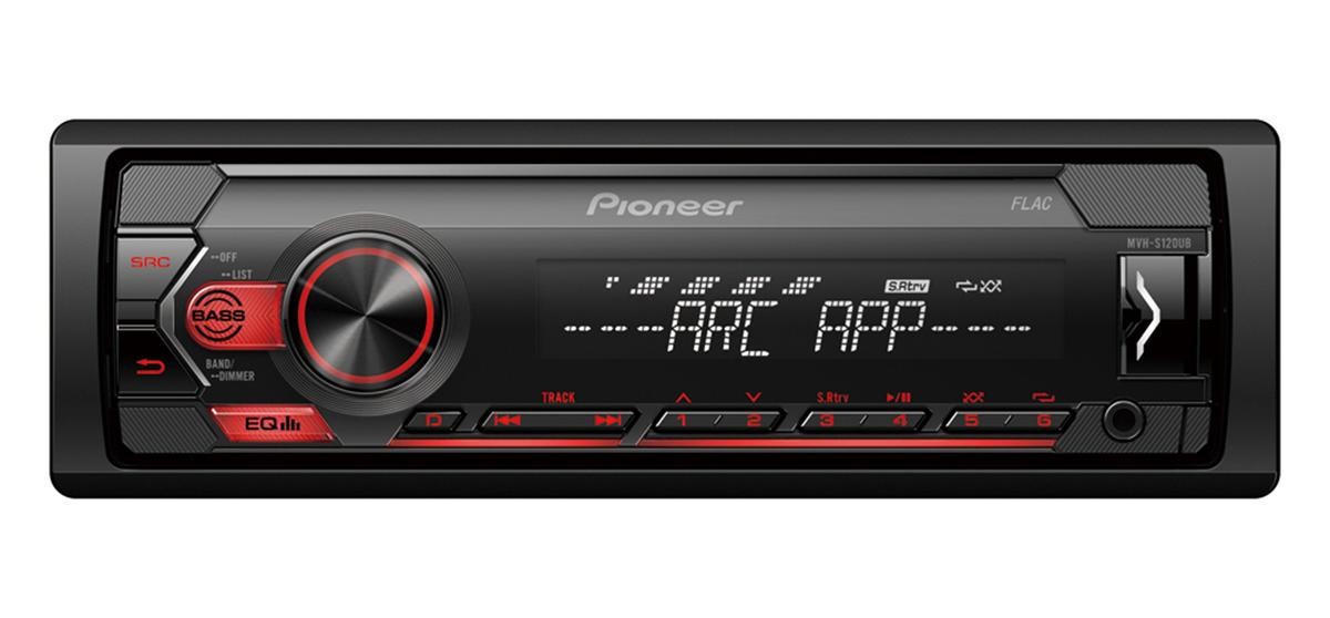 MVH-S120UB Single DIN Car Stereo Receiver with USB, EQ & 1 Pair RCA Outputs