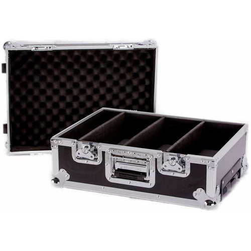 Picture of YCS TBHCD100EHW Fly Drive Case Heavy Duty Deluxe CD Case with Pull-Out Handle &amp; Wheels