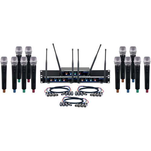 Picture of Vocopro HYBRIDACAPELLA12 Twelve-Channel Hybrid Wireless System with Handheld Microphones