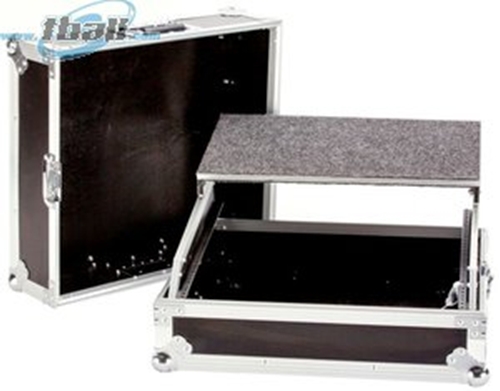YCS TBH19MIXLT 19 in. DeeJay LED 10 RU DJ Mixer Case with Laptop Shelf -  GARNER PRODUCTS, INC.