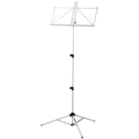 Picture of PGIK S3MS-WT Strukture Deluxe Aluminum Music Stand with Adjustable Tray, White