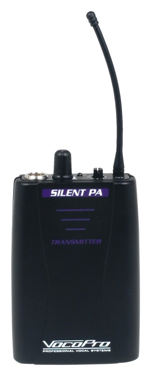 Picture of VocoPro SILENTPATX 16CH UHF Wireless Audio Broadcast System Bodypack Transmitter