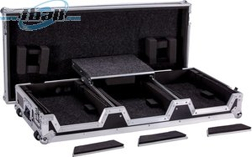 Fly Drive DJ Coffin Case For Two Pioneer CDJ2000 Plus One 12-Inches Mixer or Similarly Sized Equipm