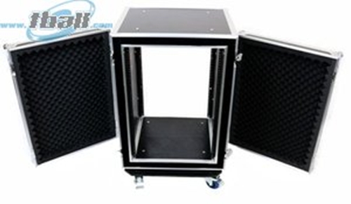 21 in. Body Depth with Wheels Fly Drive Case 16U Space Shock Mount Amplifier Case