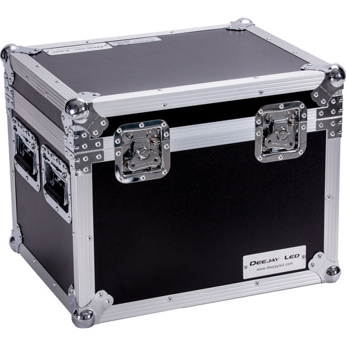 YCS TBHTUT201616 DeeJay LED Fly Drive Utility Trunk Case with Caster Wheel
